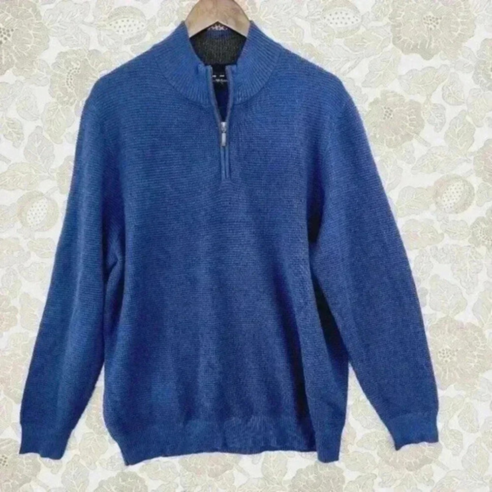 Club Room Merino Wool Blend Mock neck Sweater‎ Men's L